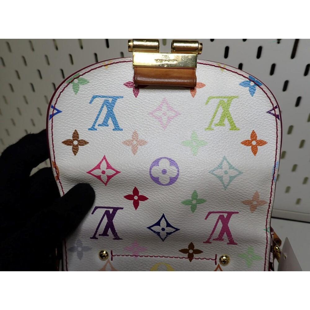 Louis Vuitton Multicolor Heartbreaker Bag Monogram Crossbody Vintage White LV - Picture 8 of 16